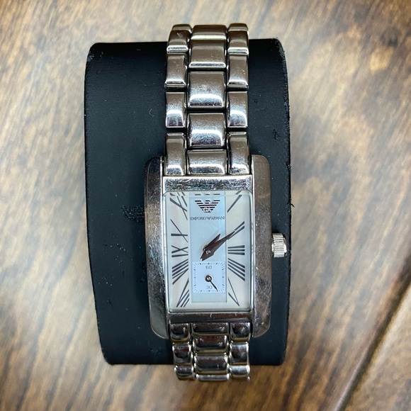 Emporio Armani Silver Women’s Watch with Adjustable Chain - Picture 5 of 11